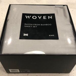 Malouf Woven Rayon from Bamboo Sheet Set King Bed